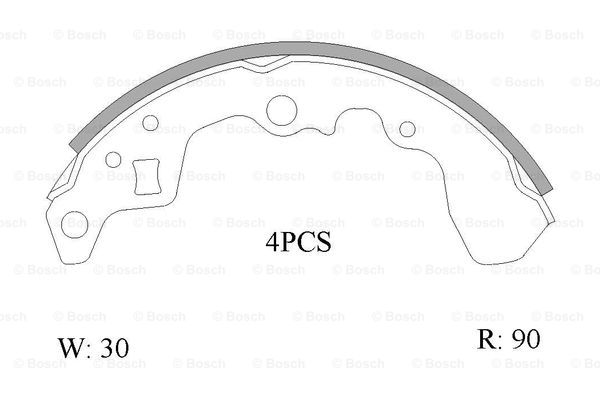 BOSCH 0 986 AB0 850 Brake...