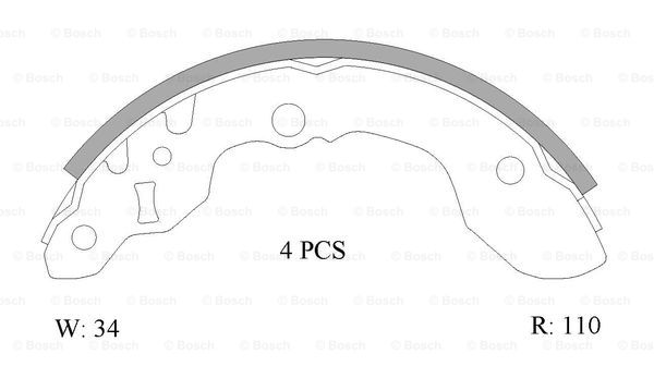 BOSCH 0 986 AB0 856 Brake...