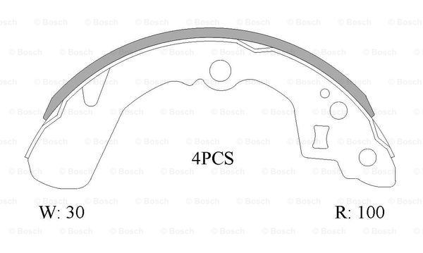 BOSCH 0 986 AB0 875 Brake...