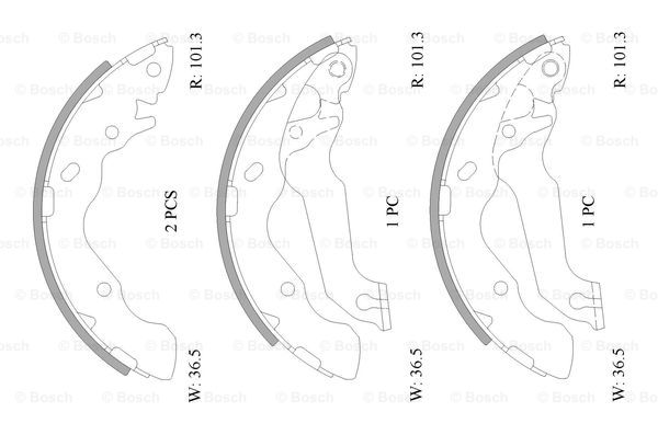 BOSCH 0 986 AB0 887 Brake...