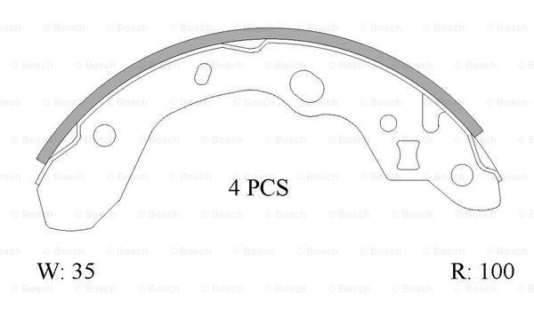 BOSCH 0 986 AB0 919 Brake...