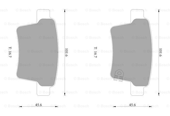 BOSCH 0 986 AB1 001 Brake...