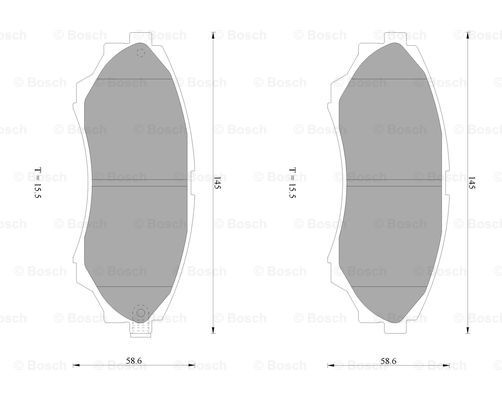 BOSCH 0 986 AB1 002 Brake...