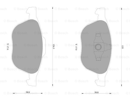 BOSCH 0 986 AB1 005 Brake...