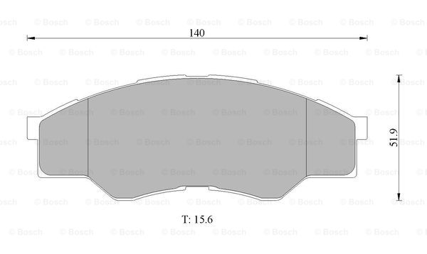 BOSCH 0 986 AB1 007 Brake...