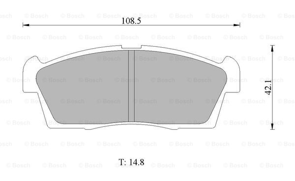 BOSCH 0 986 AB1 010 Brake...