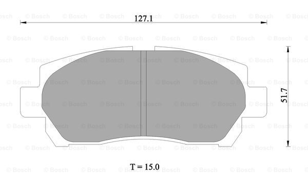 BOSCH 0 986 AB1 012 Brake...