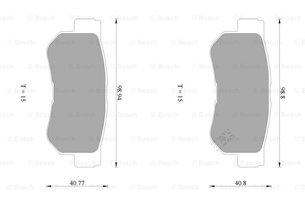 BOSCH 0 986 AB1 020 Brake...