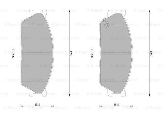 BOSCH 0 986 AB1 021 Brake...