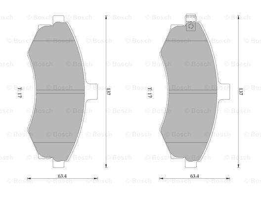 BOSCH 0 986 AB1 023 Brake...