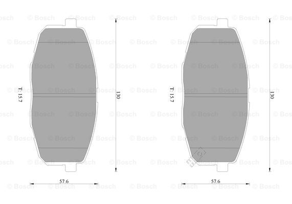 BOSCH 0 986 AB1 026 Brake...