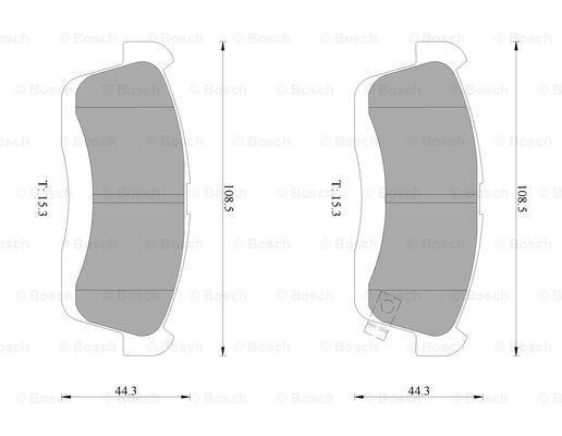 BOSCH 0 986 AB1 030 Brake...