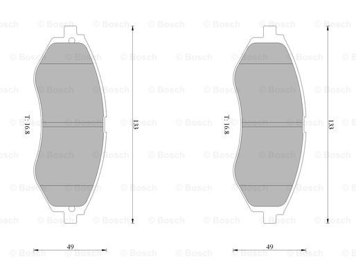 BOSCH 0 986 AB1 031 Brake...