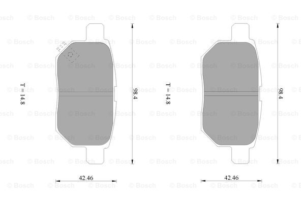 BOSCH 0 986 AB1 035 Brake...