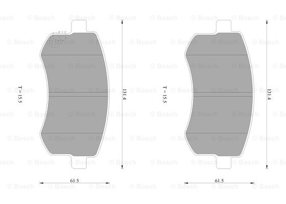 BOSCH 0 986 AB1 038 Brake...