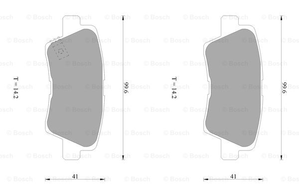 BOSCH 0 986 AB1 040 Brake...