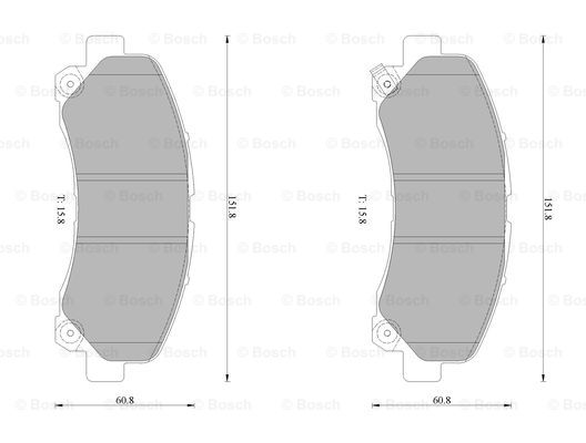 BOSCH 0 986 AB1 041 Brake...