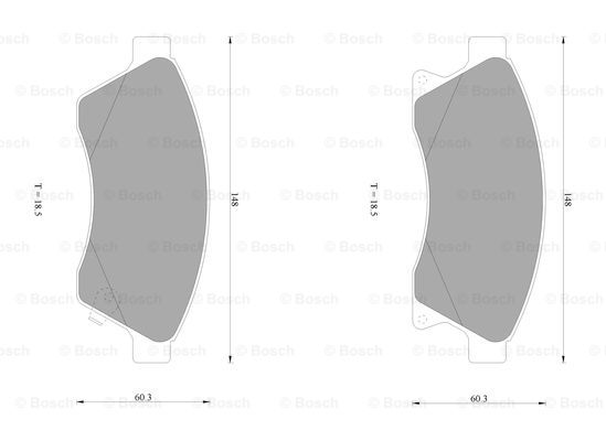 BOSCH 0 986 AB1 042 Brake...