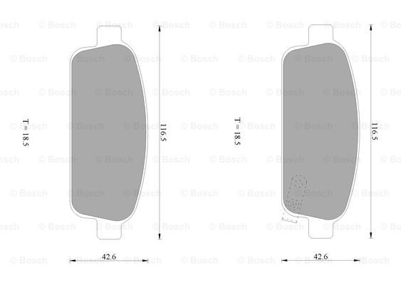 BOSCH 0 986 AB1 043 Brake...