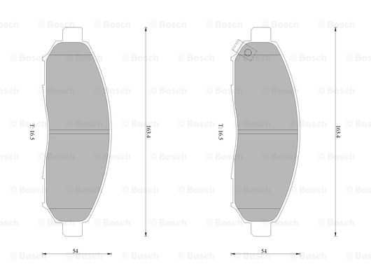 BOSCH 0 986 AB1 044 Brake...