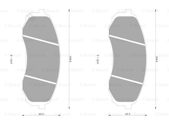 BOSCH 0 986 AB1 045 Brake...