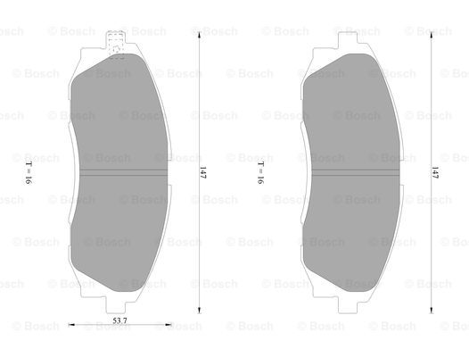 BOSCH 0 986 AB1 046 Brake...