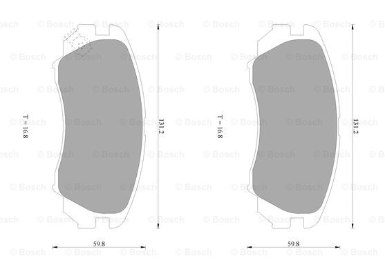 BOSCH 0 986 AB1 047 Brake...