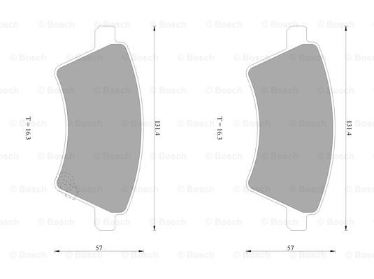 BOSCH 0 986 AB1 048 Brake...