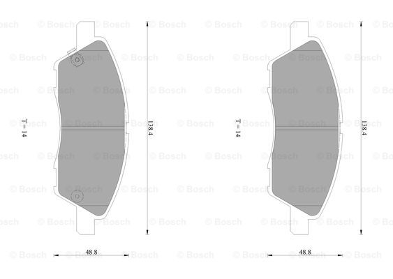 BOSCH 0 986 AB1 049 Brake...