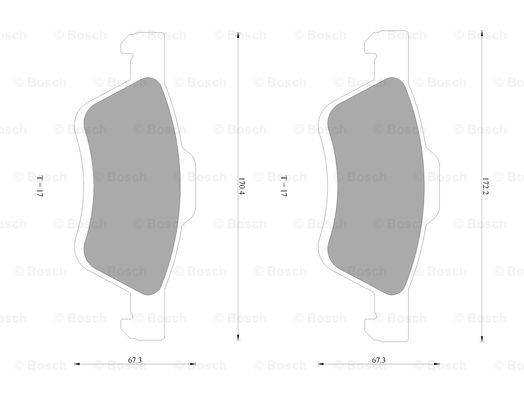 BOSCH 0 986 AB1 050 Brake...