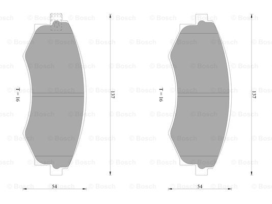 BOSCH 0 986 AB1 057 Brake...