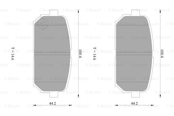 BOSCH 0 986 AB1 059 Brake...