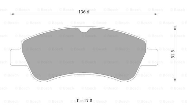 BOSCH 0 986 AB1 062 Brake...