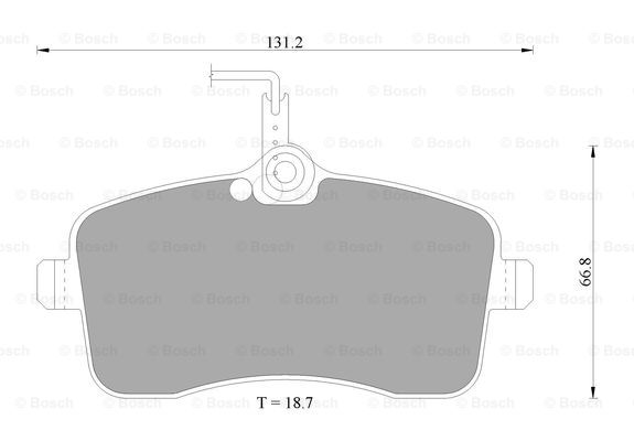 BOSCH 0 986 AB1 063 Brake...