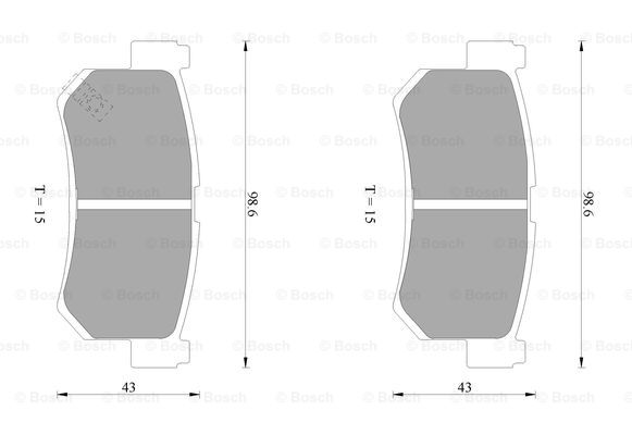 BOSCH 0 986 AB1 066 Brake...