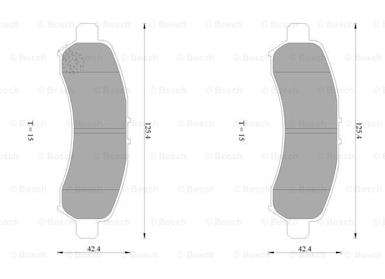 BOSCH 0 986 AB1 070 Brake...