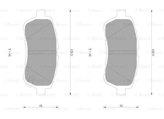 BOSCH 0 986 AB1 072 Brake...