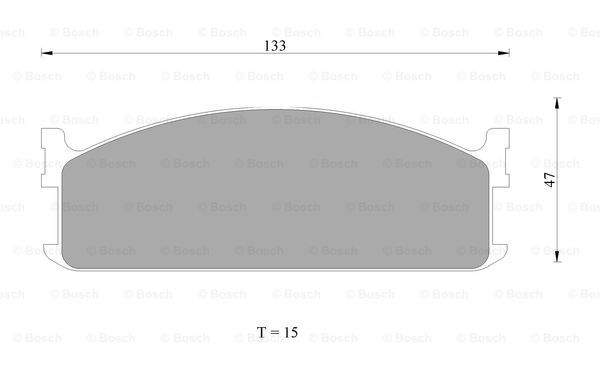 BOSCH 0 986 AB1 073 Brake...