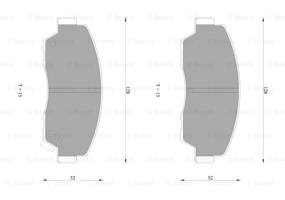 BOSCH 0 986 AB1 075 Brake...