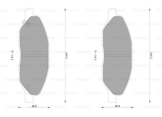 BOSCH 0 986 AB1 077 Brake...