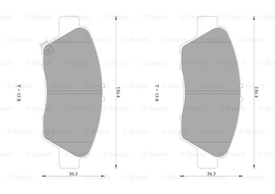 BOSCH 0 986 AB1 078 Brake...