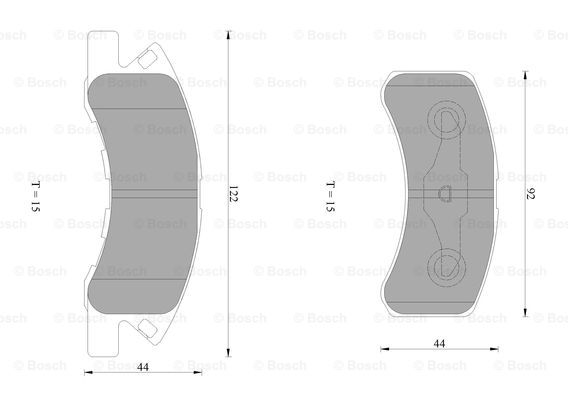 BOSCH 0 986 AB1 079 Brake...