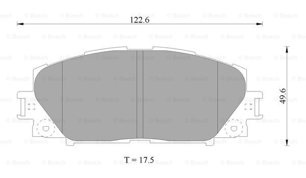 BOSCH 0 986 AB1 080 Brake...