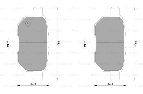 BOSCH 0 986 AB1 081 Brake...