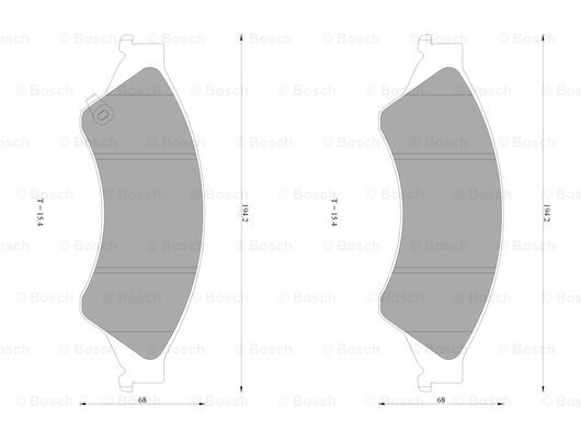 BOSCH 0 986 AB1 083 Brake...