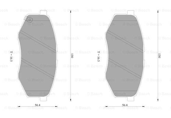 BOSCH 0 986 AB1 084 Brake...