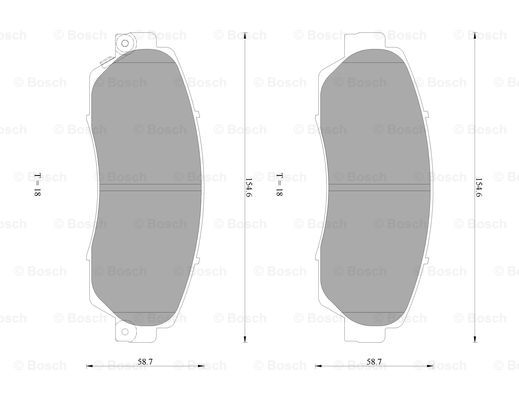 BOSCH 0 986 AB1 085 Brake...