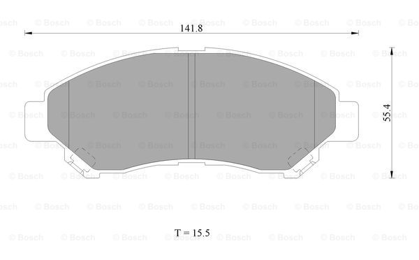 BOSCH 0 986 AB1 088 Brake...