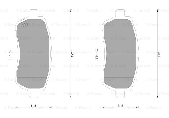 BOSCH 0 986 AB1 089 Brake...