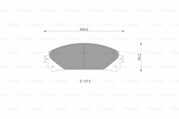 BOSCH 0 986 AB1 090 Brake...